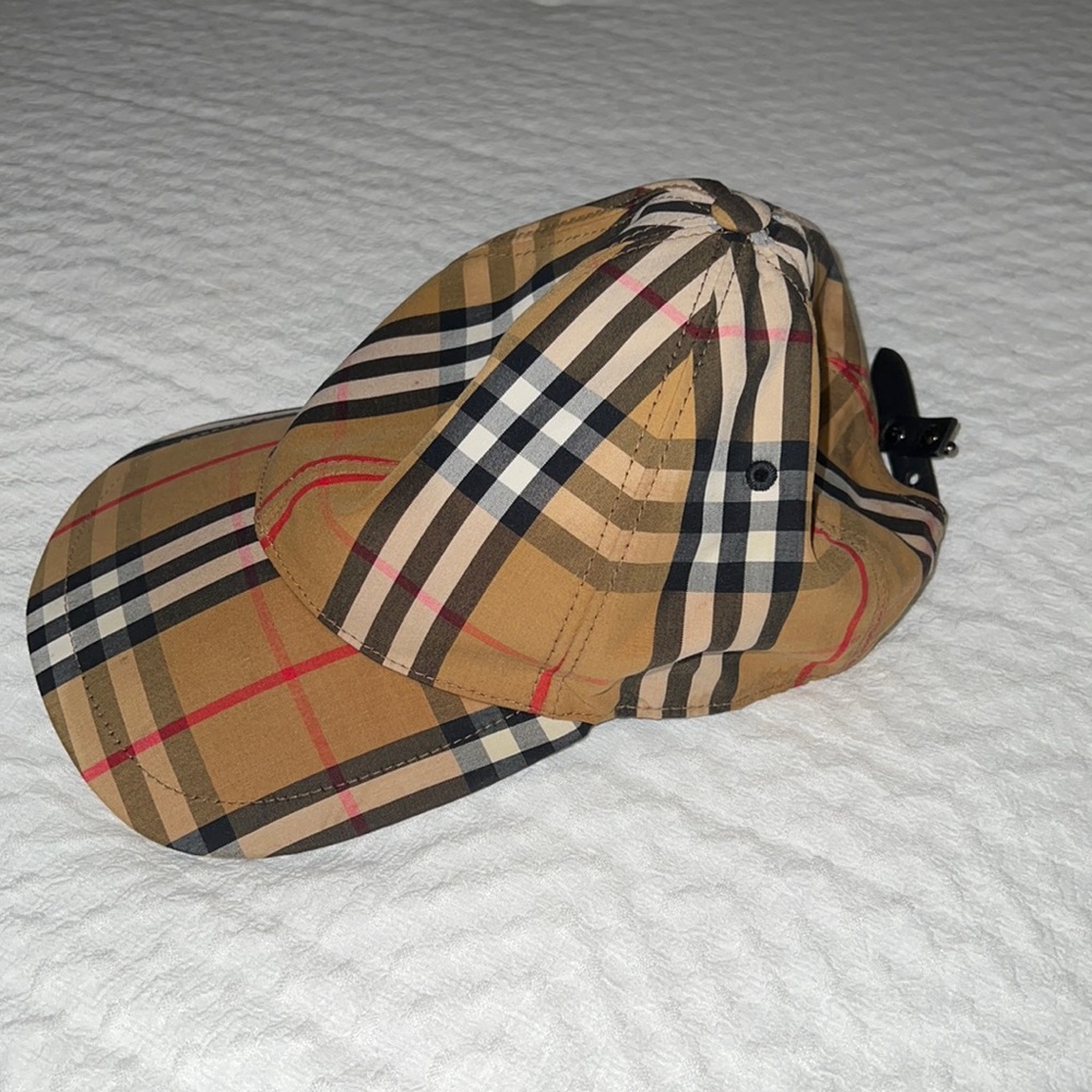 Logo Appliqué Vintage Check Cap
